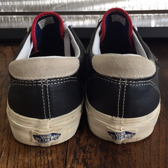 Vans Off The Wall Leather Men’s Size 8 - Picture 3 of 8